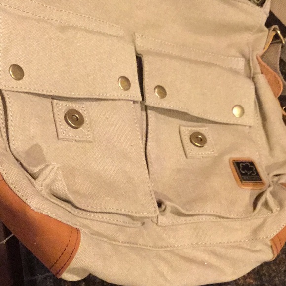 Sechunk vintage military style messenger bag travel cowgirl rodeo festival - Picture 10 of 11